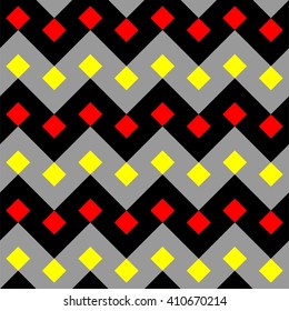 Zigzag pattern vector, ethnic motifs pattern background