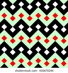 Zigzag pattern vector, ethnic motifs pattern background