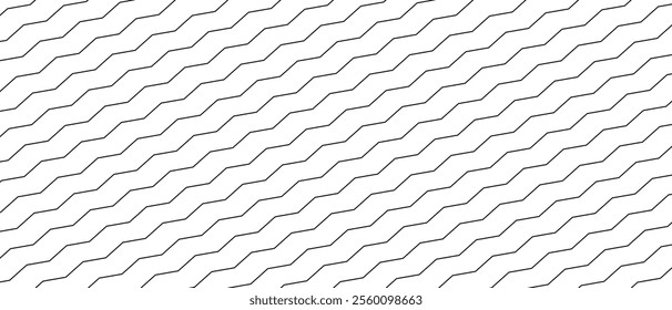zigzag pattern. Waves seamless curvy pattern. Simple wavy line seamless pattern background