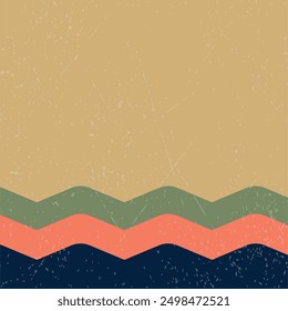 Zigzag Retro Background. Vintage Background.