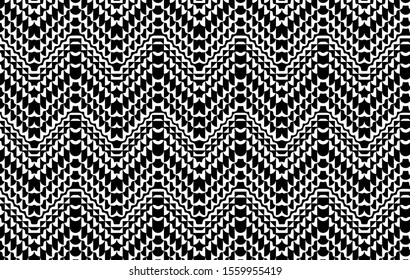 zigzag seamless pattern background. vector design 