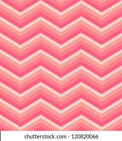 Zigzag seamless pattern. Colorful chevron ornament. Vector illustration