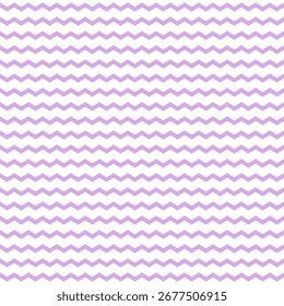 Zigzag Seamless Pattern texture. Lilac and white.