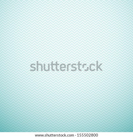 Zigzag seamless pattern. Vector illustration. Aqua, blue and white colors. Retro delicate chevron cloth texture background. Book and wall cover.