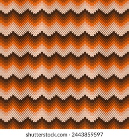 Zigzag Sewn Sweater Fabric Cloth pattern Fabric knited sign Knitting textured background banner for cloth Handmade woolen line clothing fashion border ornament Textile weaving frame style