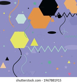 Zigzag Shadows Plata Rosa Moderno Arte Hipster Simple. Caos Naranja Poligon Tejidos Ornamentales. Ilustración de Arte Geométrico Gris Negro Oval Azul Pastel. Fondo del vector de calm verde de líneas triangulares.
