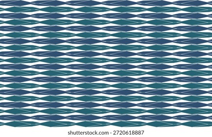 Zigzag strip, blue and green checkered pattern, two tone blue strip geometric, seamless geometric pattern, seamless geometric pattern with square, blue zigzag diamond strip horizontal row repeat pattern