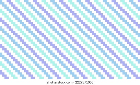 Zigzag striped design purple background.