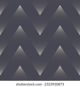 Zigzag gestreifte Dynamische, nahtlose Muster Vektor Dot arbeitet abstrakter Hintergrund. Endlose geometrische Abstraktion modische Textil-Design-Gewebe drucken Repetitive-Tapete. Halbtonkunstillustration