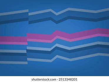 Zigzag rayas de color de colección de fondo para Elementos de diseño. Estilo de Ilustración vectorial.