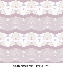 Zigzag de rayas. Un mosaico de figuras geométricas a rayas. Patrón sin foco. Diseño con eclosión manual. Textil. Ornamento étnico de boho. Ilustración vectorial para diseño web o impresión.