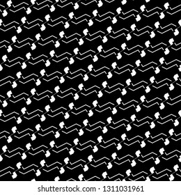 Zigzag stripes, shapes motif. Abstract backdrop. Ethnic background. Jagged lines, figures ornament.Digital paper, textile print, web design. Seamless pattern