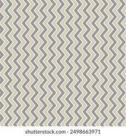 Zigzag stripes with thick deformed line. Simple geometric pattern for tile or textile materials.
