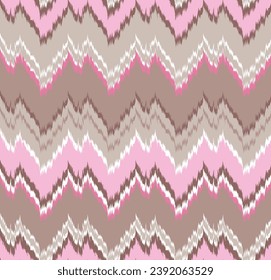 ZIGZAG TEXTURE PATTERN DECORATIVE GIRL