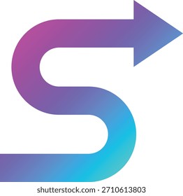 Zigzag-Vektorsymbol-Entwurfsgrafik