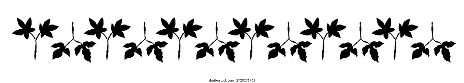 Zigzag Wave Line Divider Vector blanco y negro