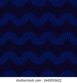 Zigzag and waves. Ethnic boho ornament. Seamless pattern. Tribal motif. Vector illustration for web design or print.