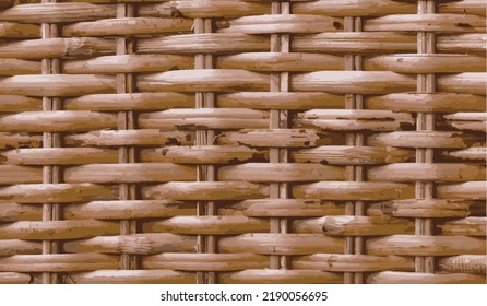 fondo vectorial de madera trenzada de zigzag , concepto texturado de madera de papel pintado