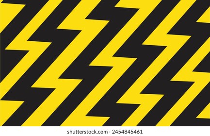 Zigzag yellow black Background. thumbnail video print web background.