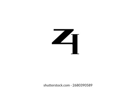 ZI, IZ, ZI, I, Z, Z, I abstracto, letras, logotipo, monograma, estilo, símbolos, ambiciones, iconos, 
