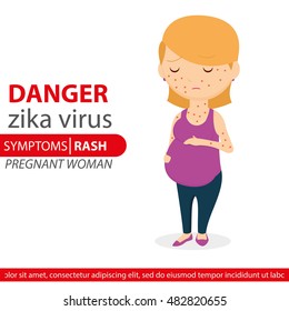 Zika symptom graphic design, Vector illustration