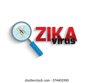 Zika Virus background. Vector illustration