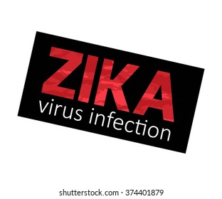 Zika Virus infection background. Vector illustration.