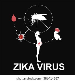 Zika virus infection of pregnant woman
