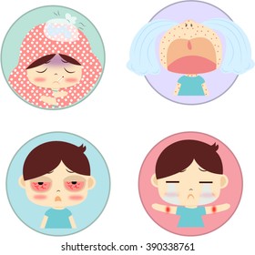 Zika virus vector design illustrator