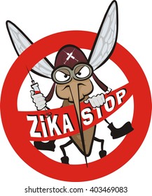 Zika Virus Warning Sign Stock Vector (Royalty Free) 403469083 ...