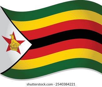 Zimbabwe Country National Flag Vector