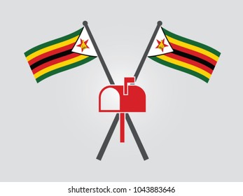 Zimbabwe Emblem Mailbox
