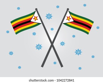 Zimbabwe Emblem Snow WInter