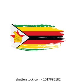 Zimbabwe flag, vector illustration