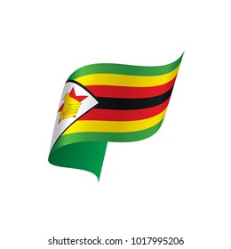 Zimbabwe flag, vector illustration