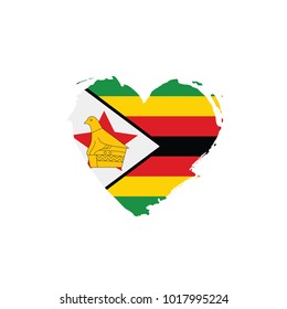 Zimbabwe flag, vector illustration