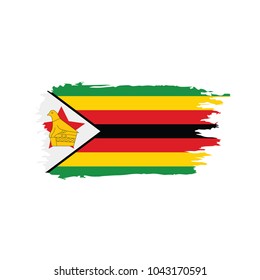 Zimbabwe flag, vector illustration