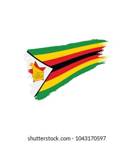 Zimbabwe flag, vector illustration