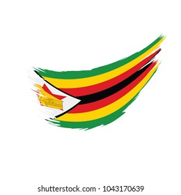 Zimbabwe flag, vector illustration