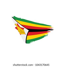 Zimbabwe flag, vector illustration