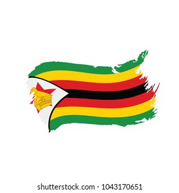 Zimbabwe flag, vector illustration