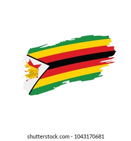 Zimbabwe flag, vector illustration