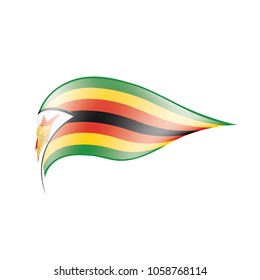 Zimbabwe flag, vector illustration