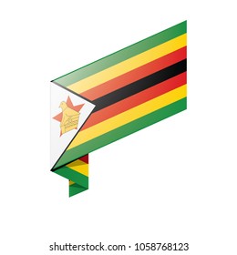 Zimbabwe flag, vector illustration