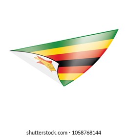 Zimbabwe flag, vector illustration