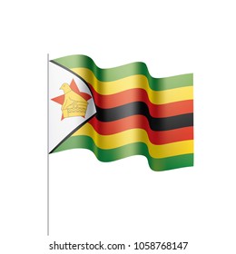 Zimbabwe flag, vector illustration