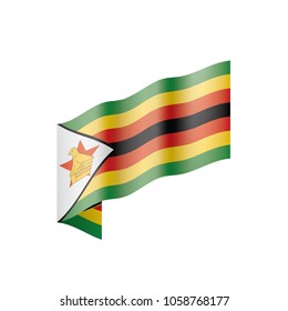 Zimbabwe flag, vector illustration