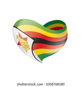 Zimbabwe flag, vector illustration