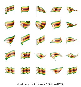 Zimbabwe flag, vector illustration
