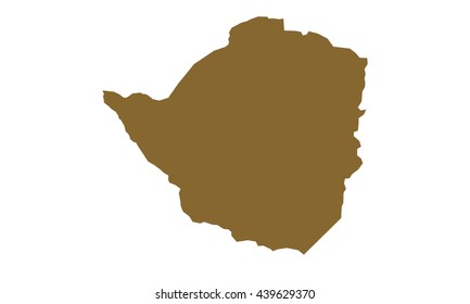 
Zimbabwe map